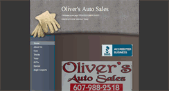 Desktop Screenshot of oliversautos.com
